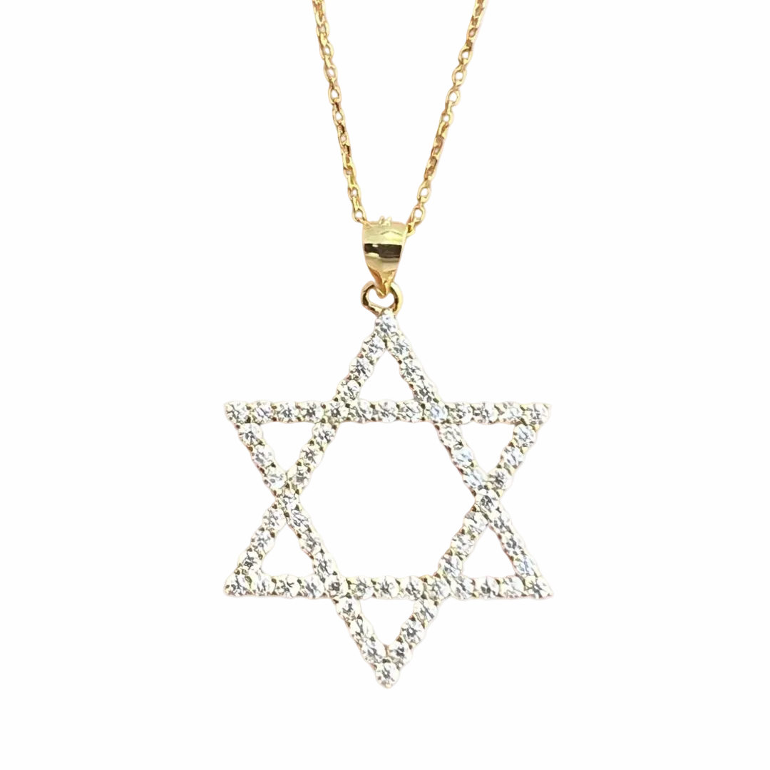 Statement Magen David Necklace