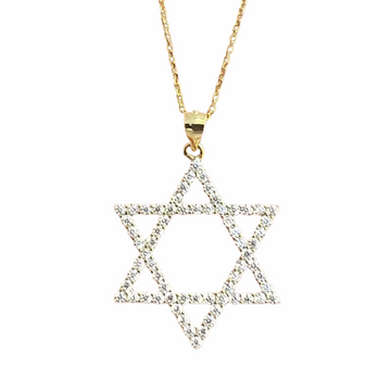 Statement Magen David Necklace