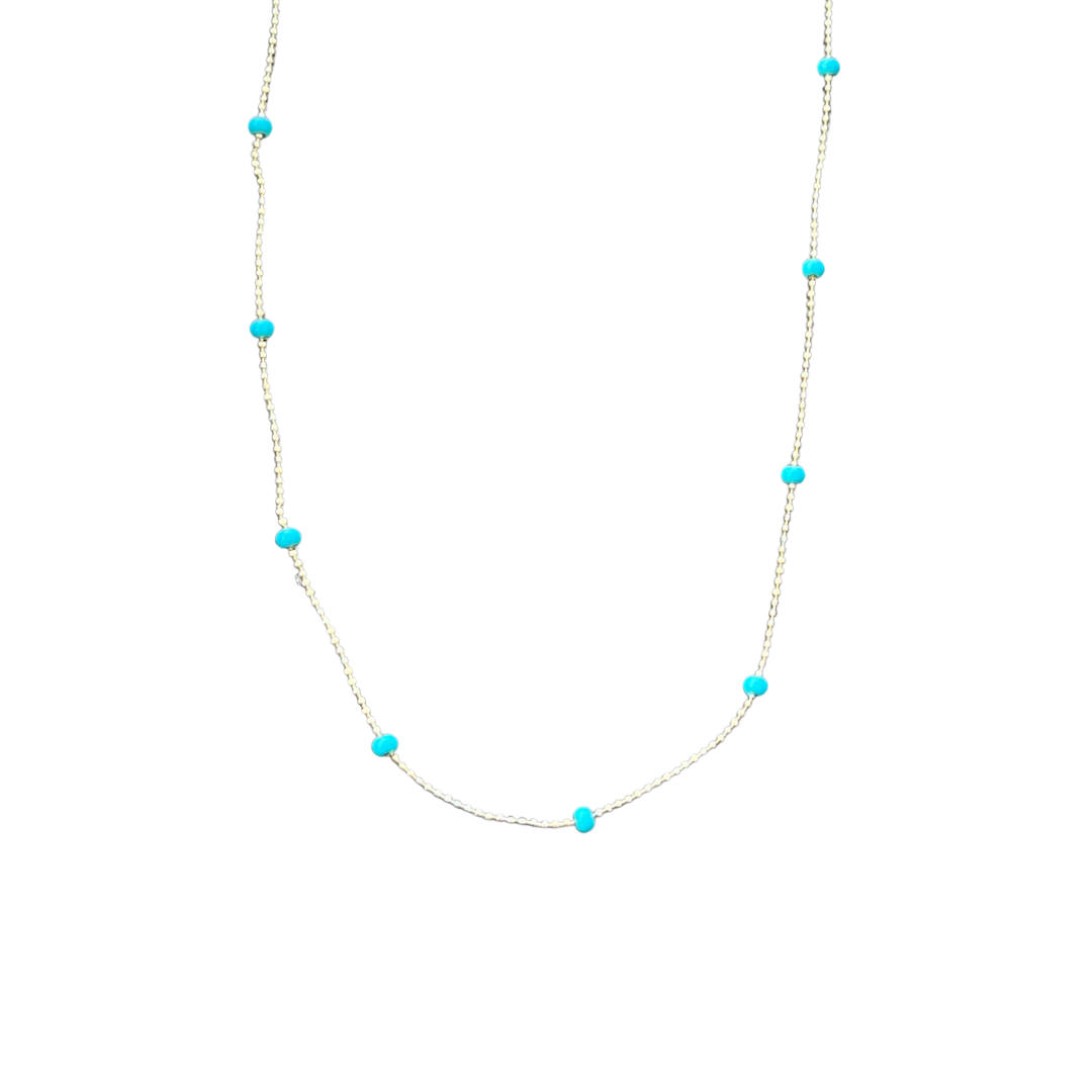 Turquoise Balled Necklace