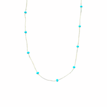 Turquoise Balled Necklace