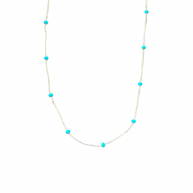 Turquoise Balled Necklace
