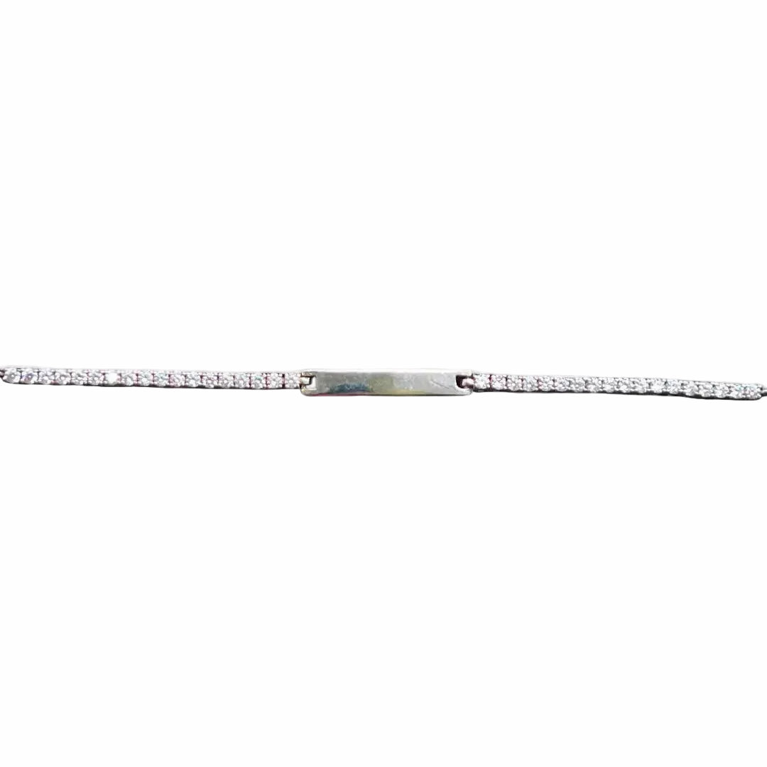 Silver ID Bracelet