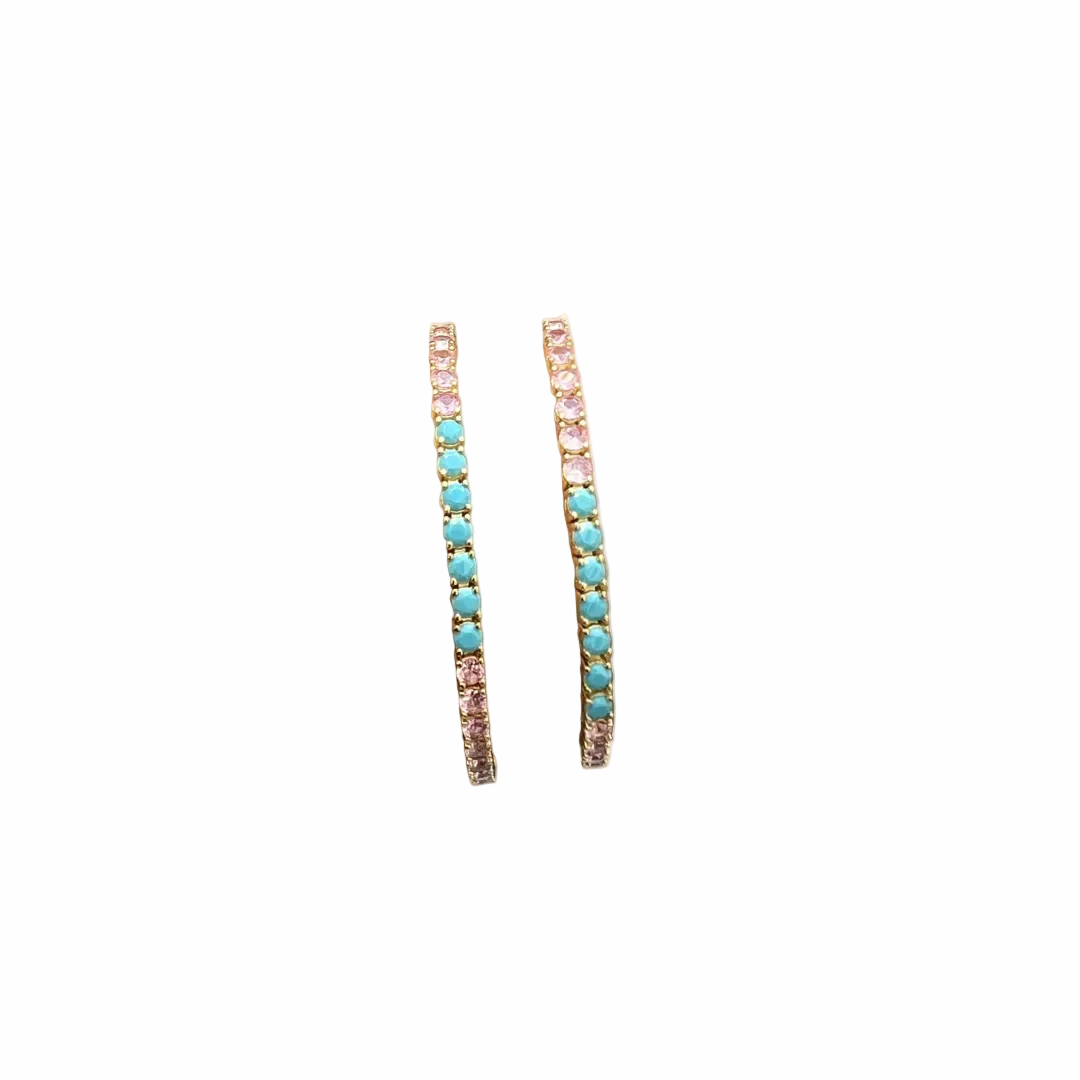 Two Tone Tennis Bracelet