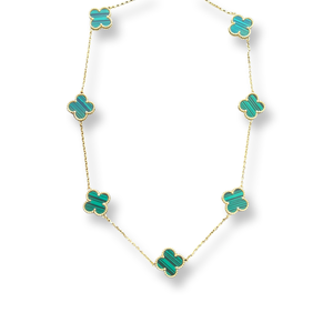 Green Clover Necklace