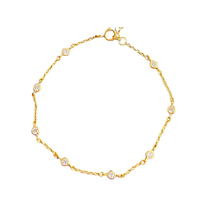 Bezel Bracelet Gold