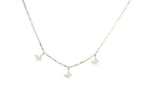 Butterfly Charm Gold Necklace