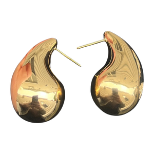 Large Size Bottega Shape Earrings