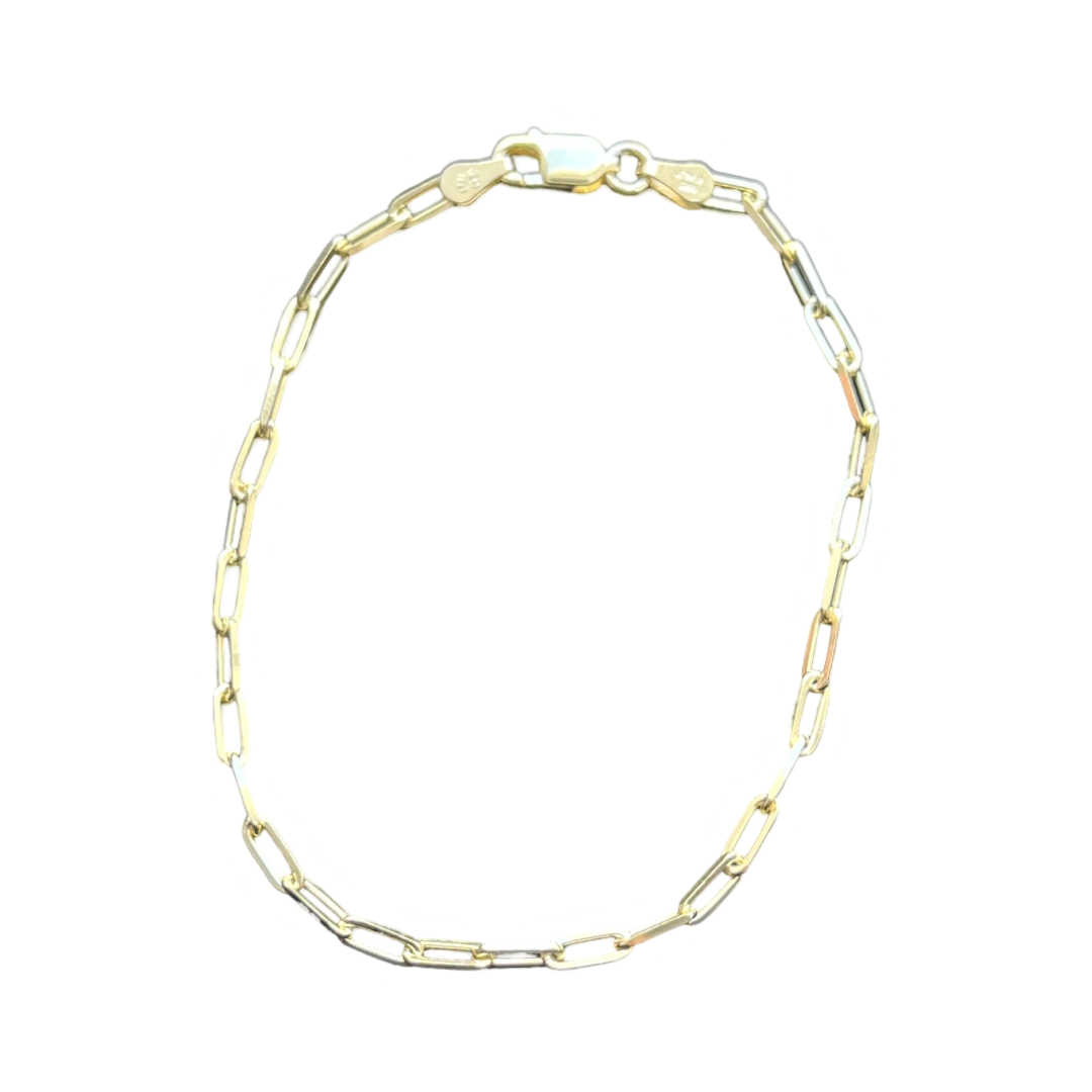 Gold Paperclip Chain Bracelet