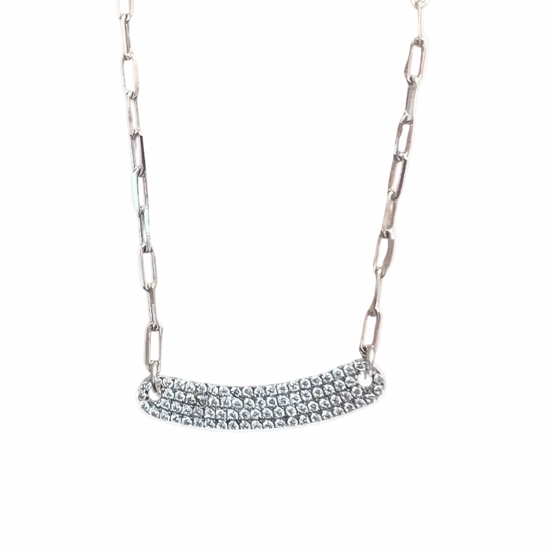 Paperclip Tag Choker