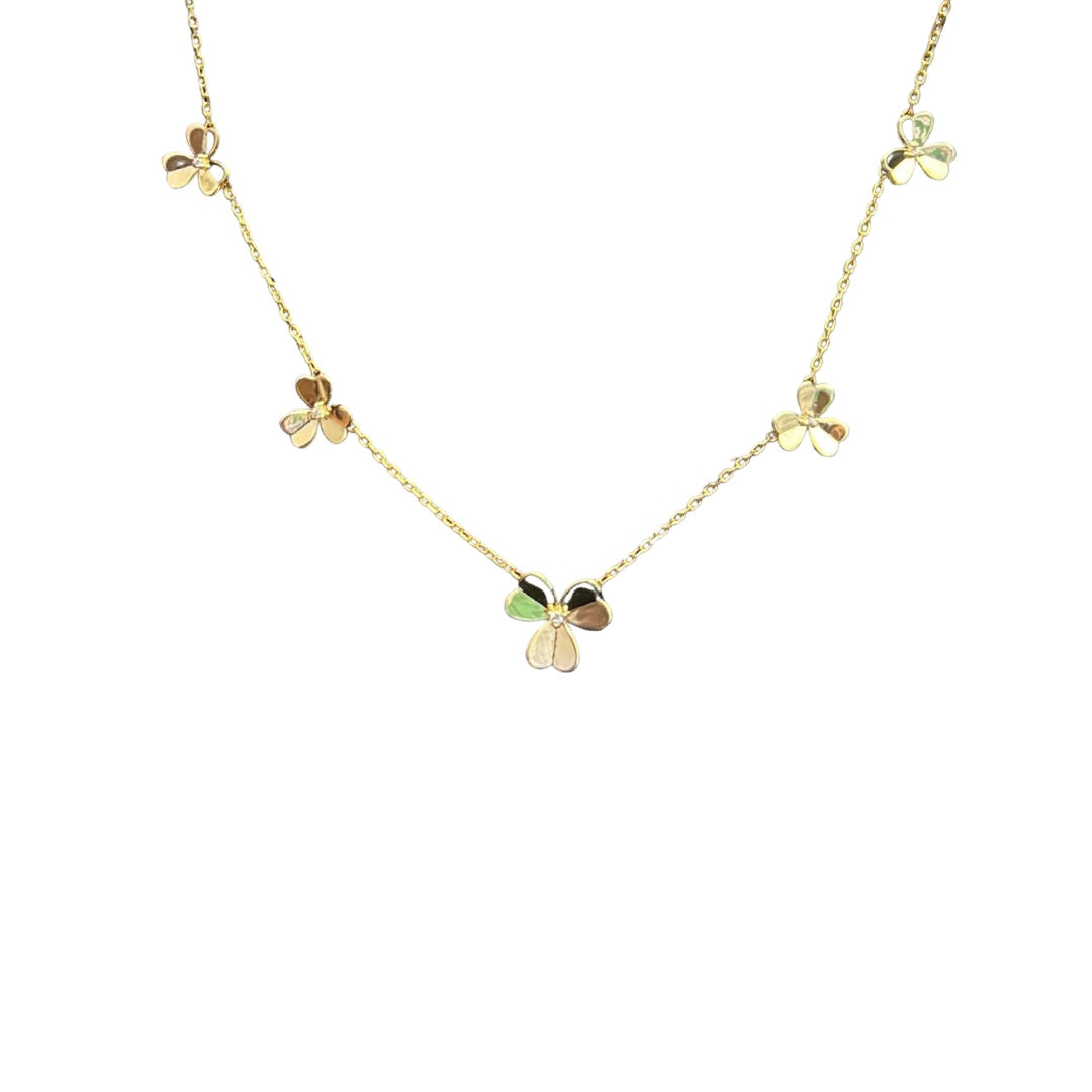 Golden Flower Necklace