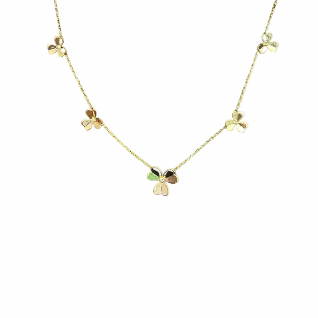 Golden Flower Necklace