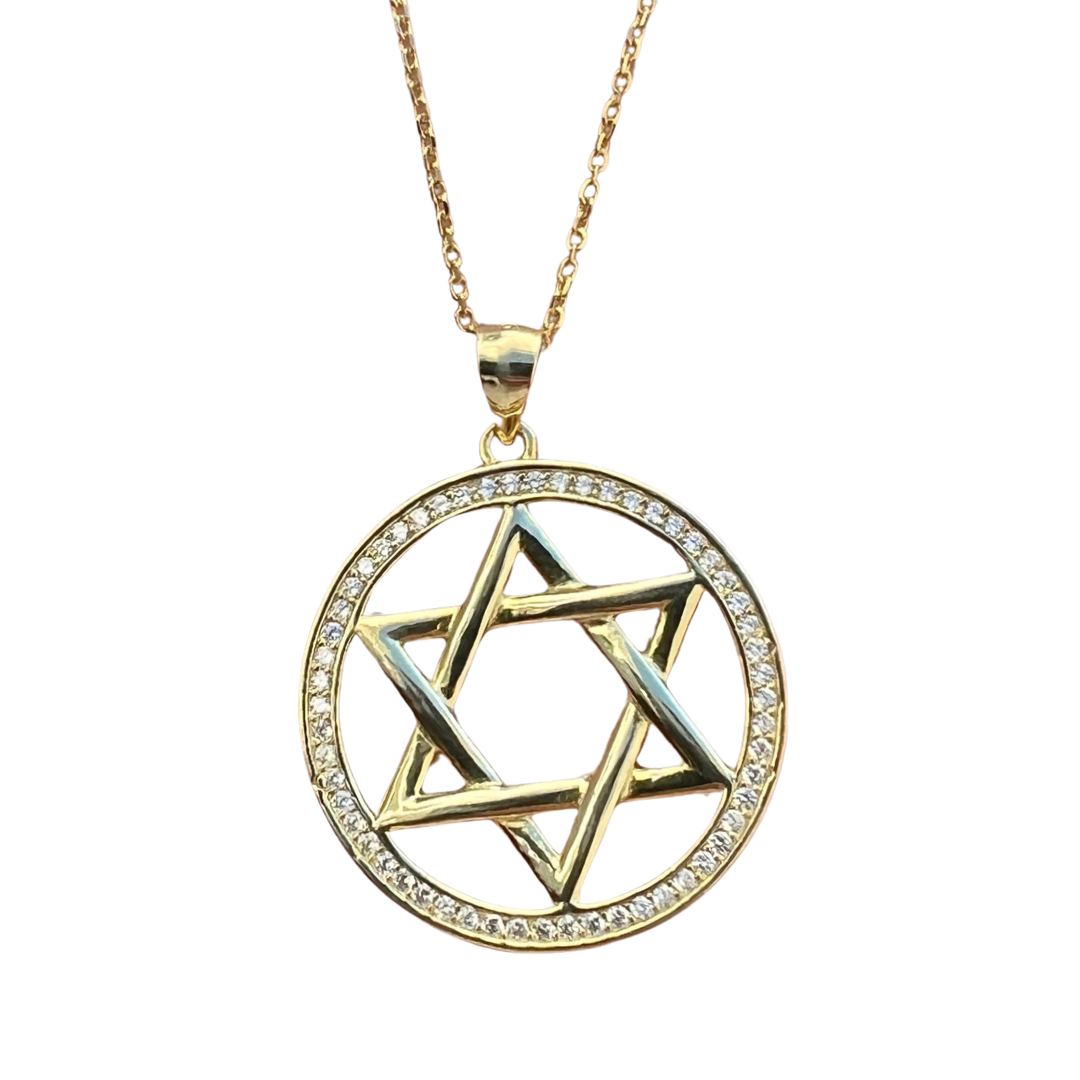 Extra Large Magen David Necklace