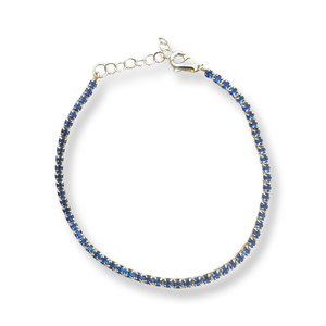 Sapphire Thin Tennis Bracelet