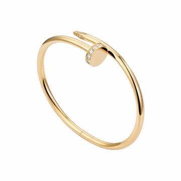 Gold Nail Bangle