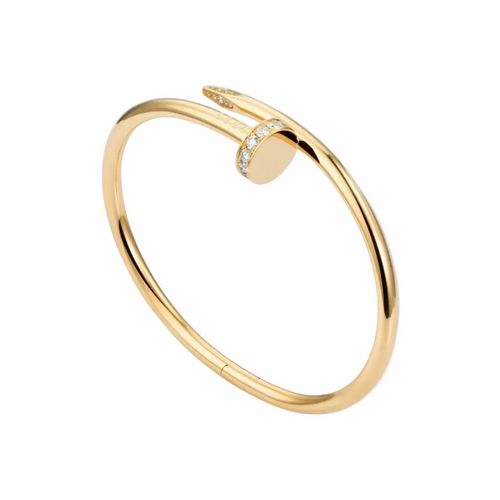 Gold Nail Bangle
