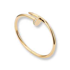 Gold Nail Bangle